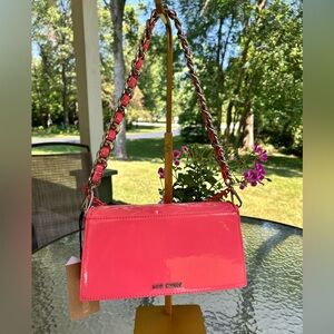 NWT- Steve Madden Corral  Patent Leather Shoulder Bag